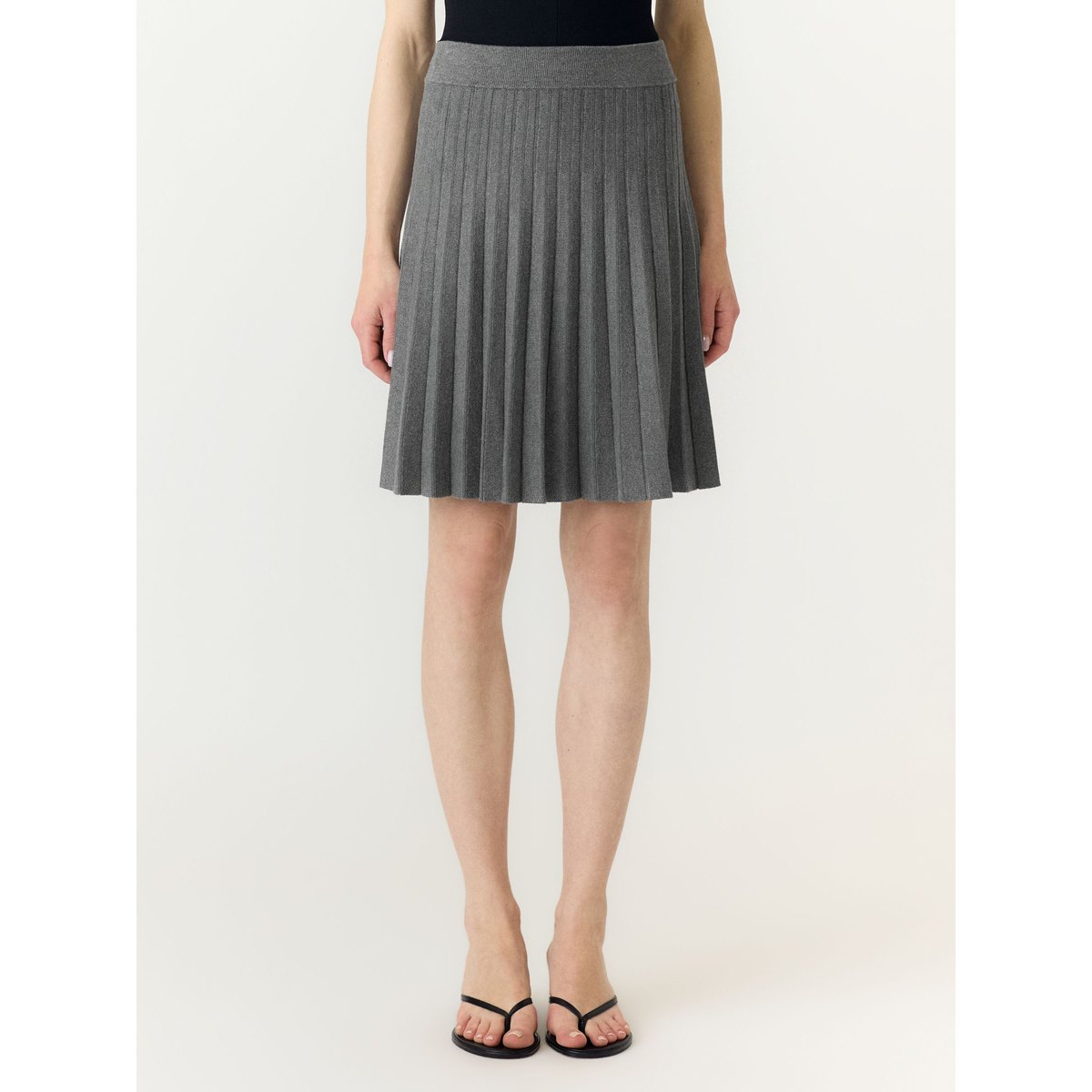 Jupe gris - medium grey melange1, YAS