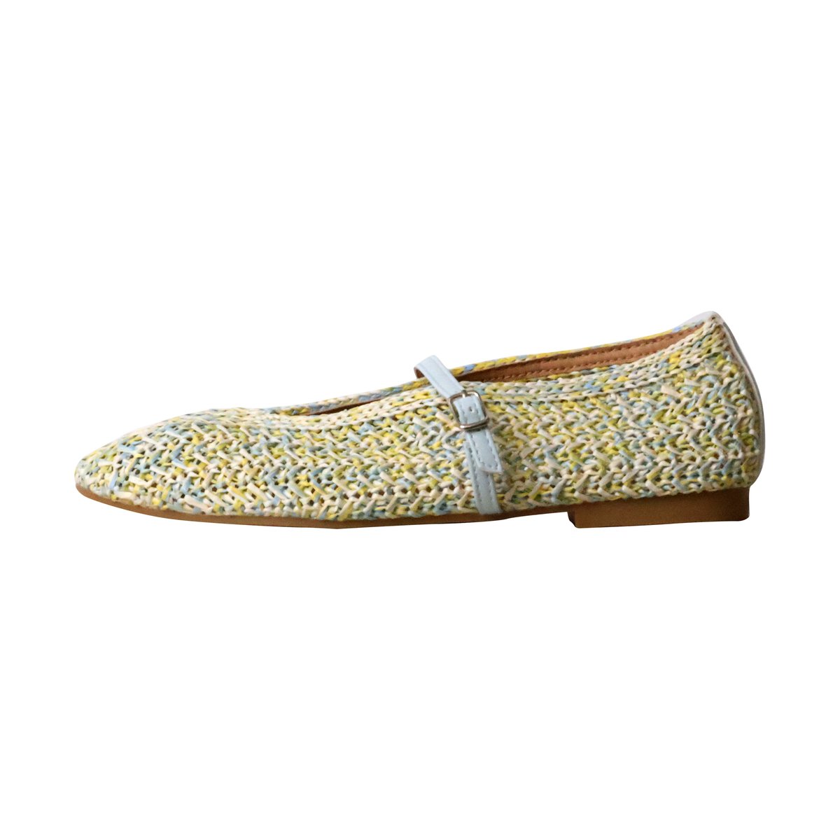 Ballerines Plate à Brides bleu, ENZA NUCCI