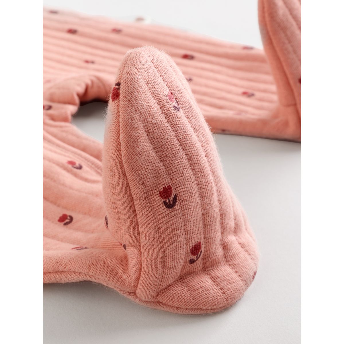 Grenouillère matelassée bébé, lot de 2 rose/crème, NEXT