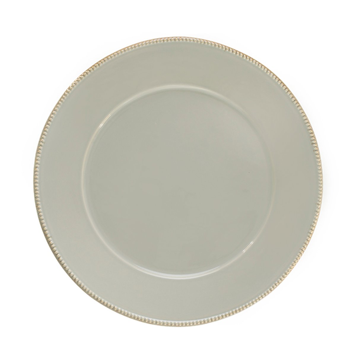 Assiette de présentation/Plat rond 33 LUZIA gris, COSTA NOVA