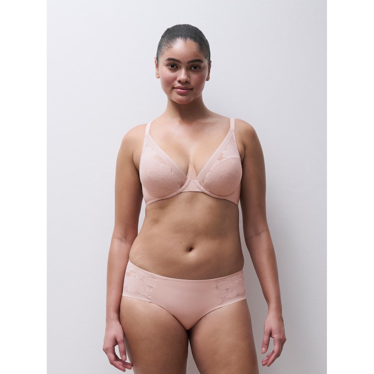 Shorty OSMOSE vieux rose, CHANTELLE