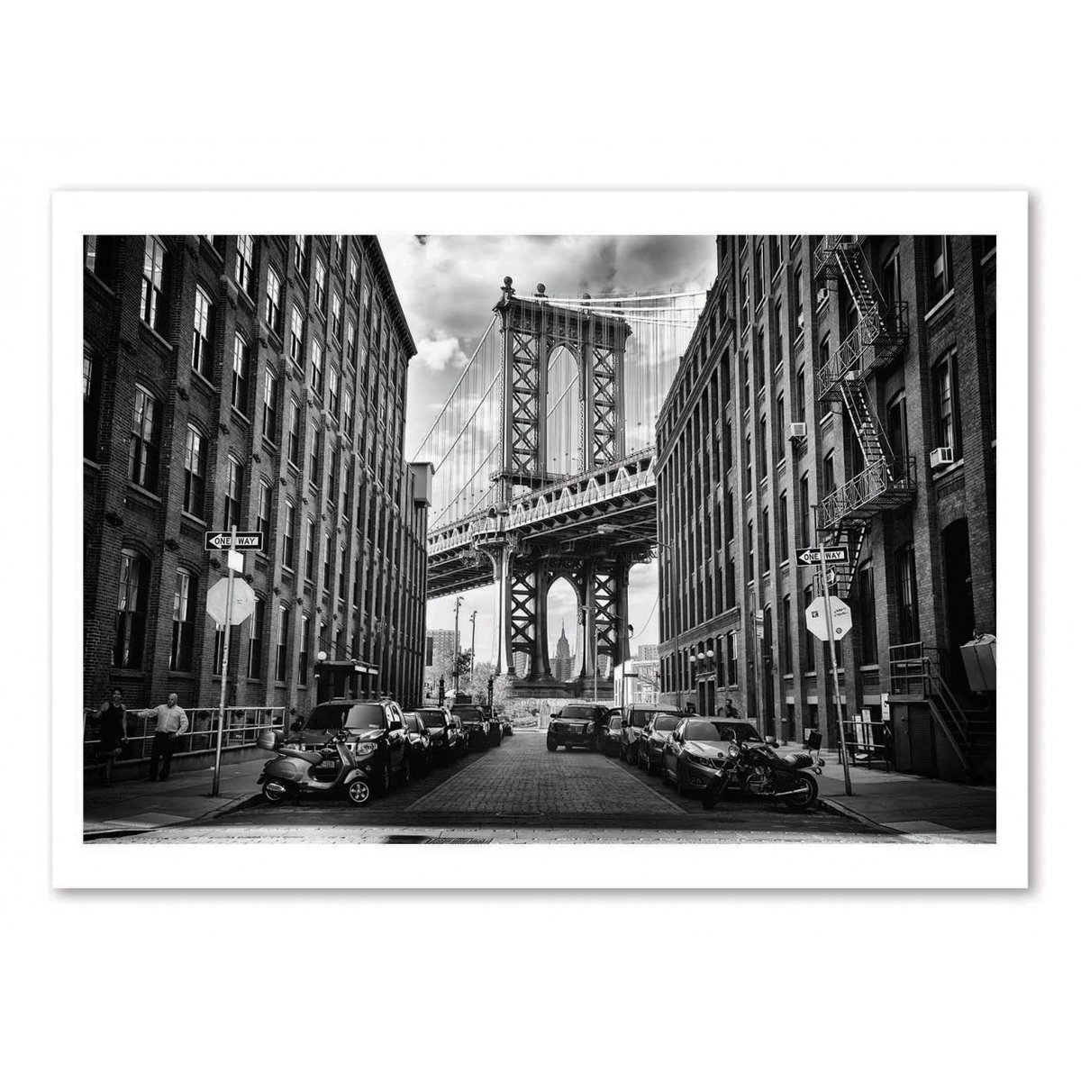 Affiche d’art et cadre noir 50 x 70 cm - In America - Lidia Vanhamme affiche d'art, WALL EDITIONS