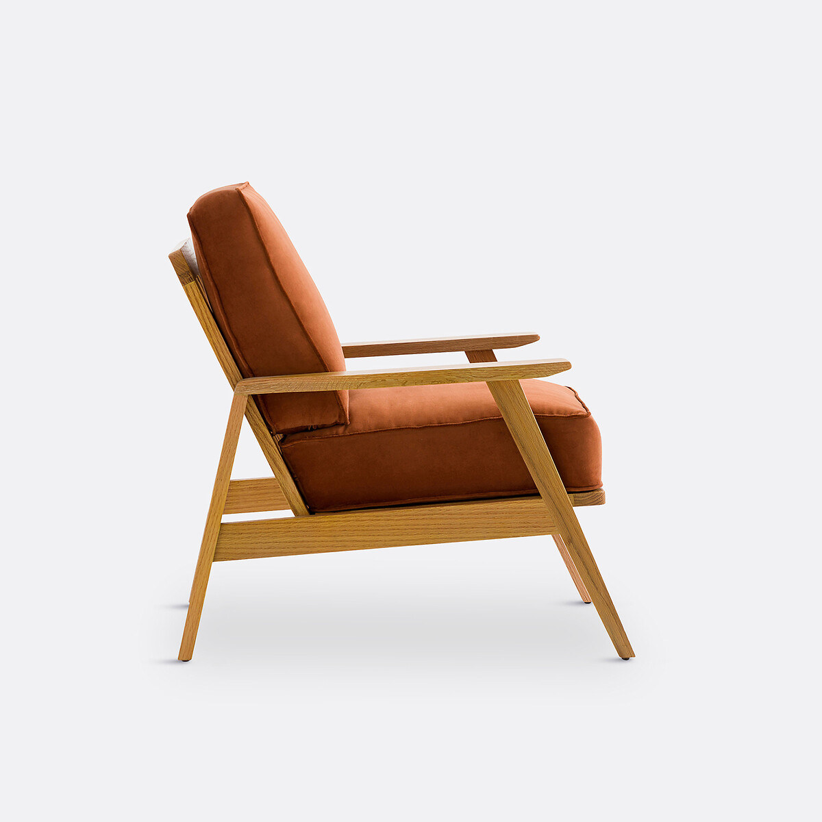 Fauteuil vintage Linna terracotta, LA REDOUTE INTERIEURS