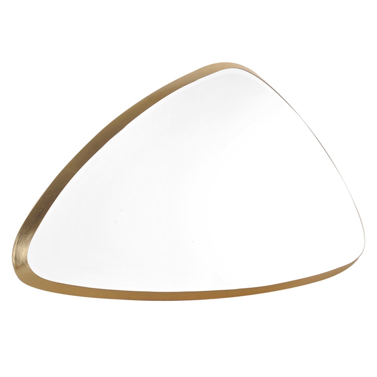 Miroir biseauté triangle 62x42x4cm or, EMDE
