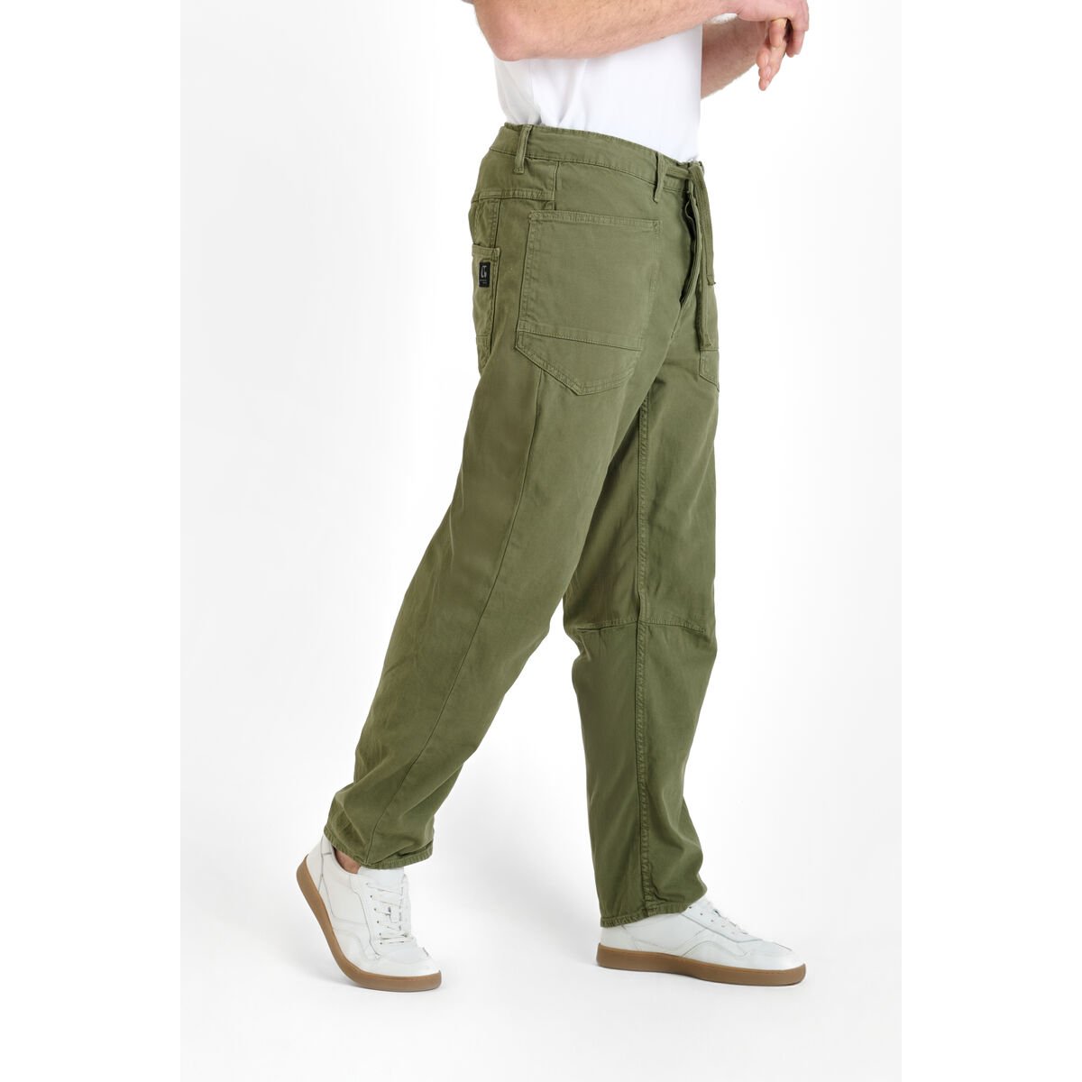 Pantalon loose, large HOBO pesto, LE TEMPS DES CERISES