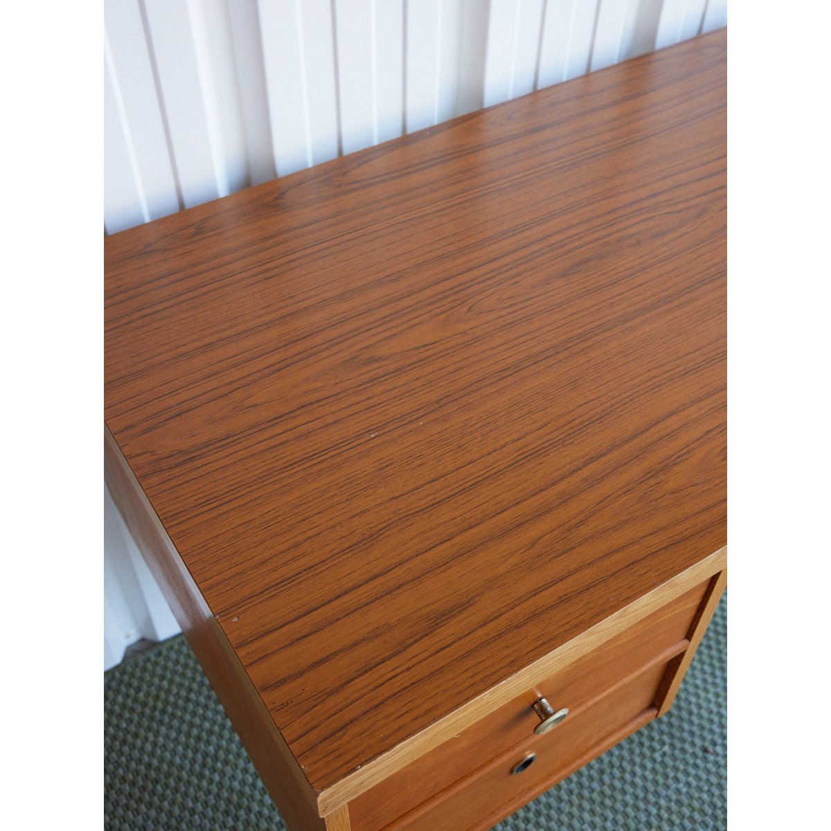 Bureau style scandinave en bois Yvan N°572 - Bon état bois clair, DEBONGOUT
