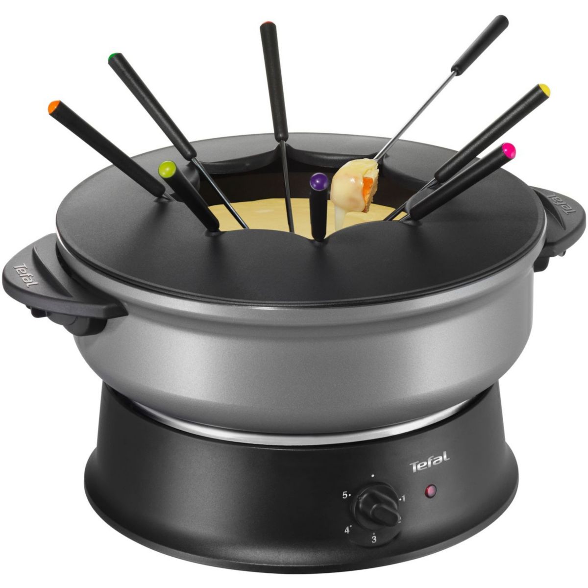 Appareil Multifonction Compact Wok + Fondue Wk3020 silver & black, TEFAL