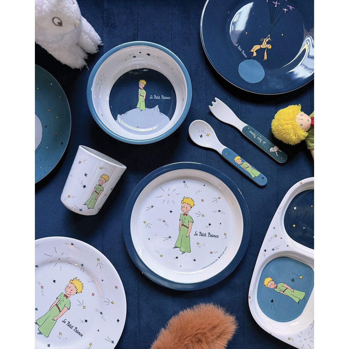 Coffret cadeau 5 pièces LE PETIT PRINCE blanc, PETIT JOUR