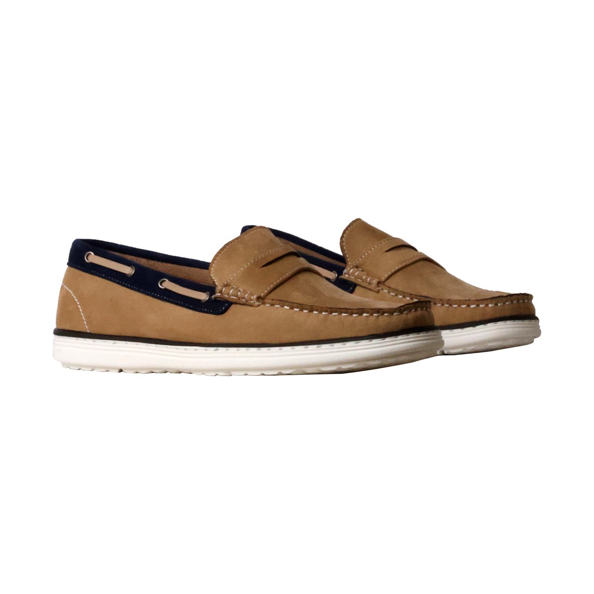 Mocassin Basse à Enfiler beige, ENZO MARCONI