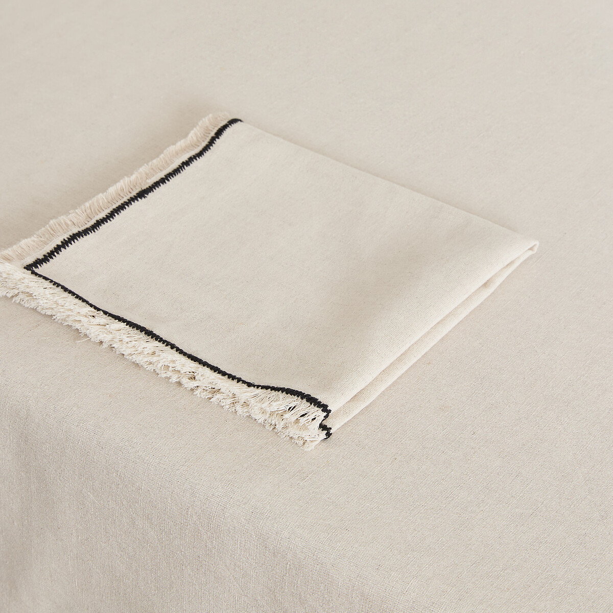 Nappe en lin/coton , Menorca naturel, LA REDOUTE INTERIEURS