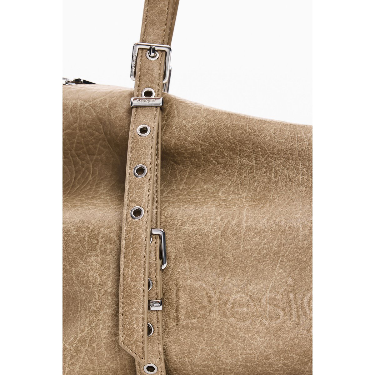 Grand sac shopping beige, DESIGUAL