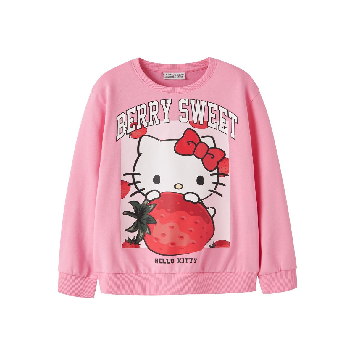 Sweat-Shirt rouge - pink drink1, NAME IT