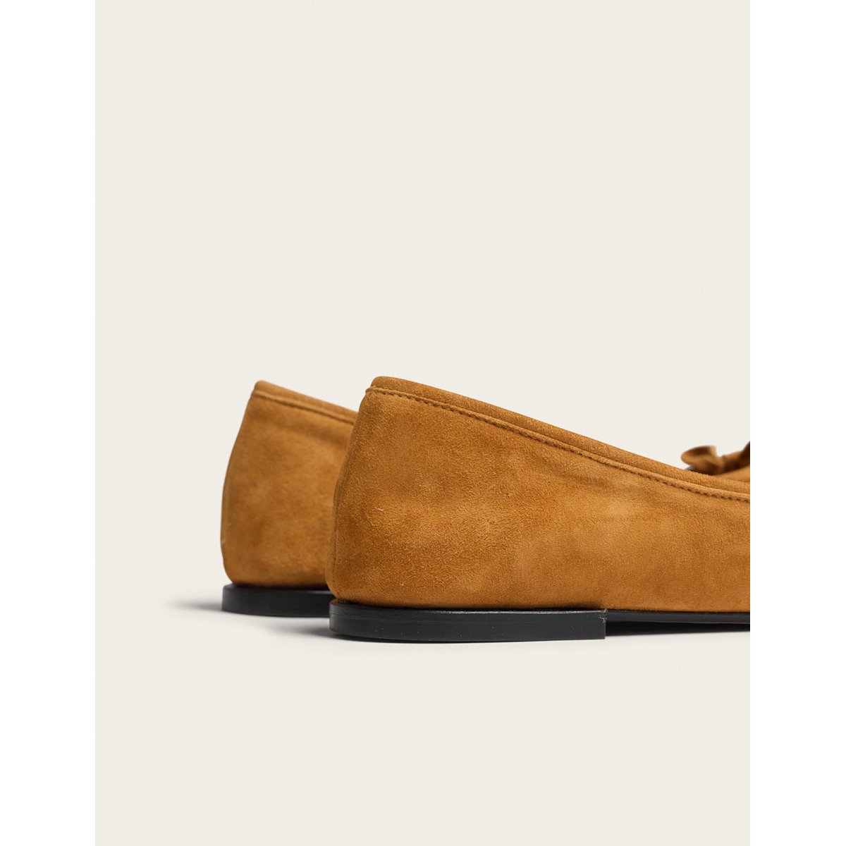 Ballerines PALEA suède ambre, ODAJE