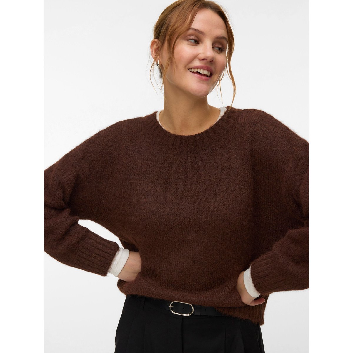 Pull En Maille chocolate torte, VERO MODA