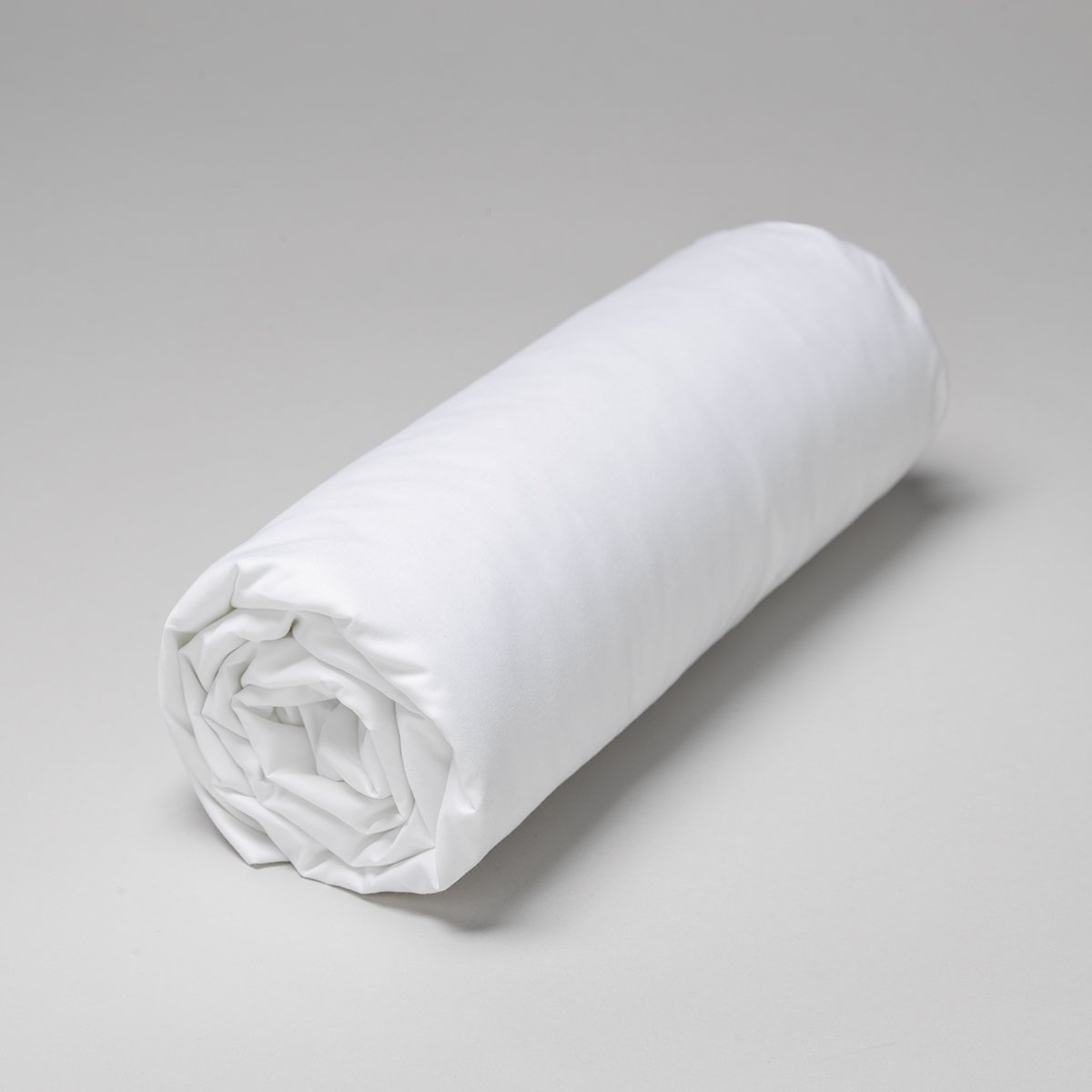 Drap housse satin de coton organique 120 fils - 300tc COPENHAGUE blanc, COTTON & CO
