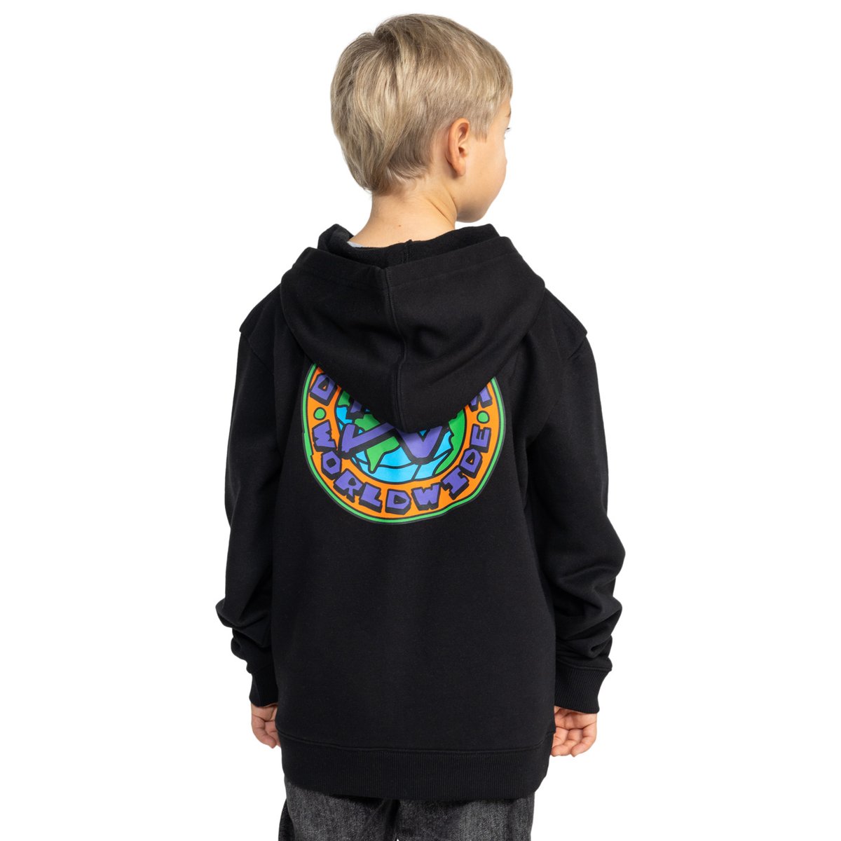 Sweat à capuche zippé SPINNER ZH. noir black, DC SHOES