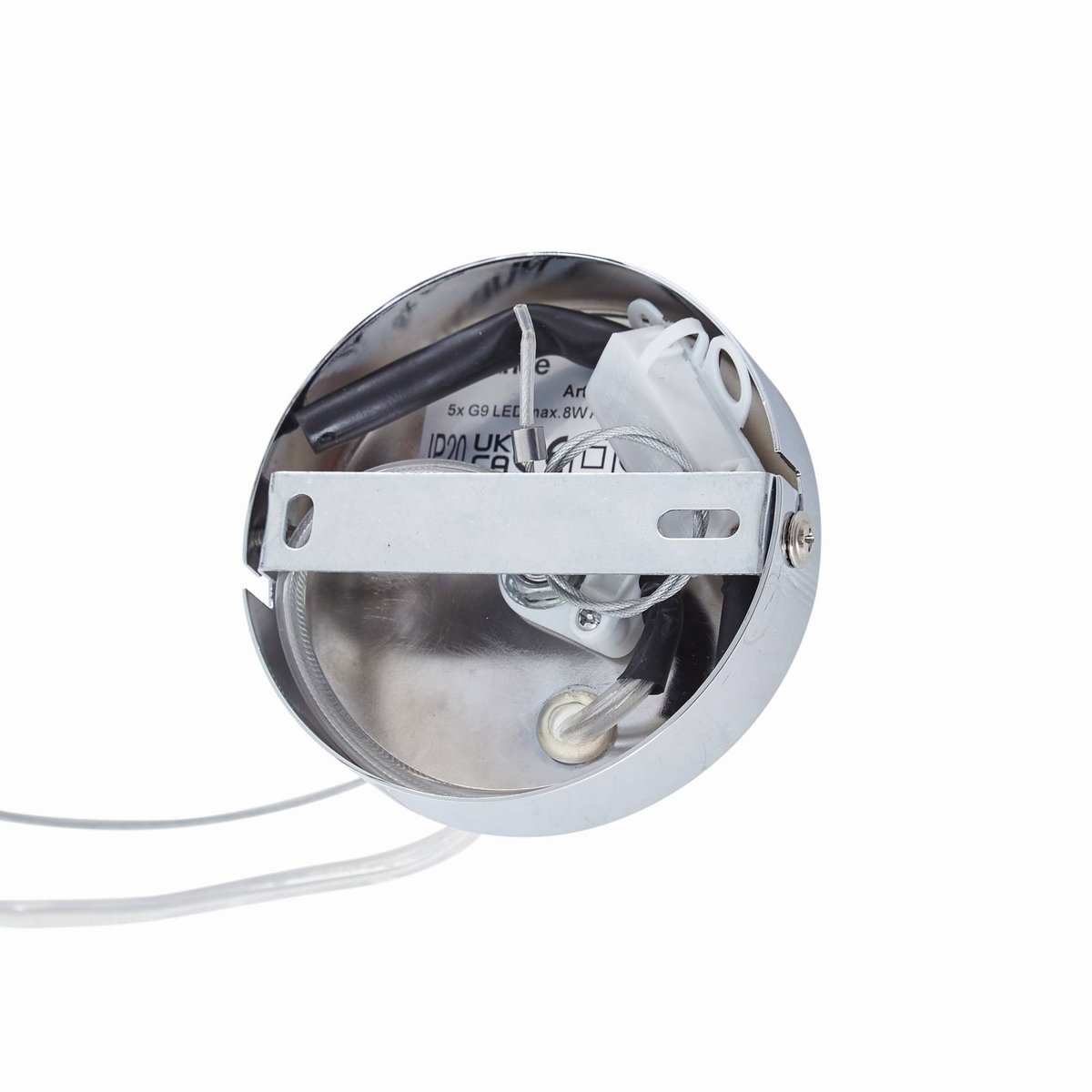 Suspension en aluminium design, Kaelor cuivre satiné, LUCANDE