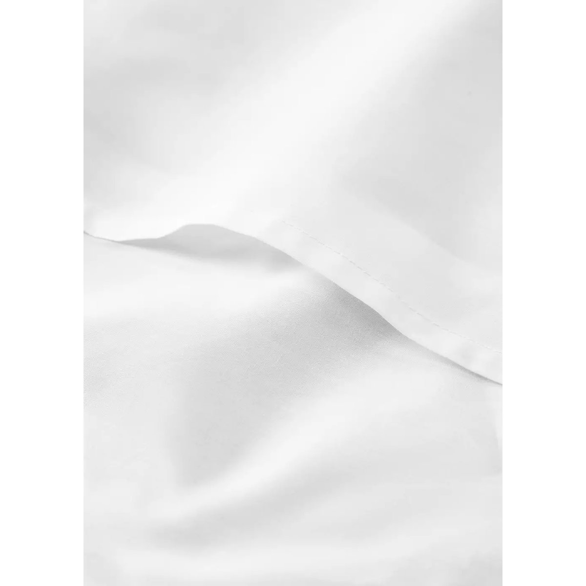 Housse de couette berceau lin percale de coton blanc, MANGO HOME