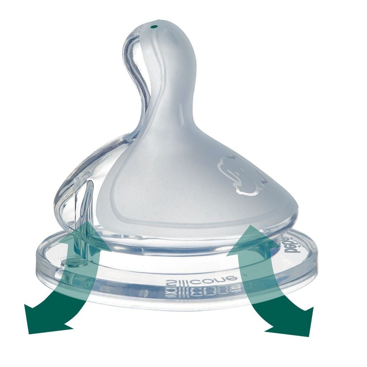 Lot de 2 tétines Physio Air Y 6 mois couleur unique, BEBECONFORT
