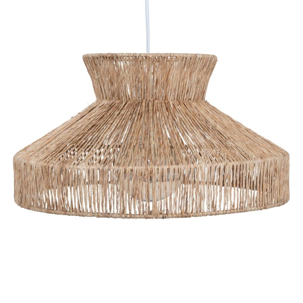 Suspension diamètre 38 en métal et jute beige, ATMOSPHERA