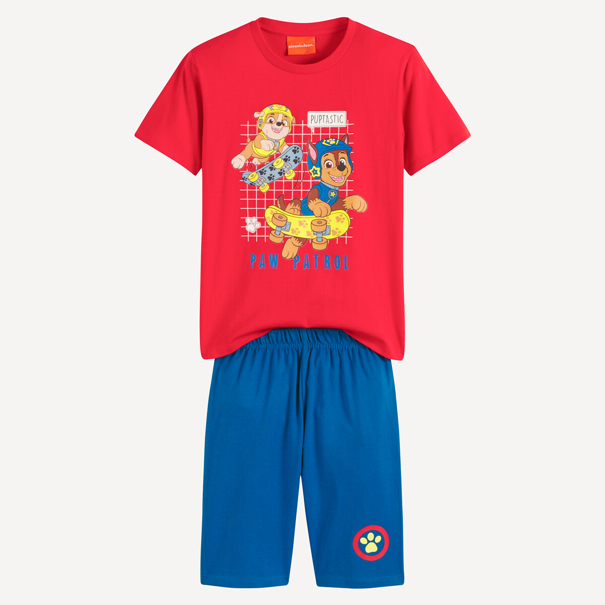 Pyjashort Pat Patrouille rouge/bleu, PAT PATROUILLE