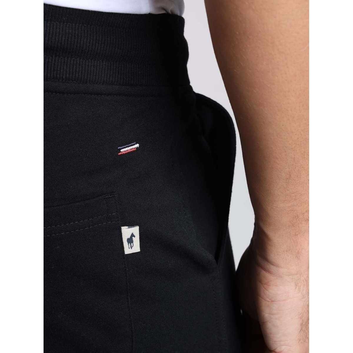 Shorts coupe regular en coton SH SOFIA noir, GENTLEMAN FARMER