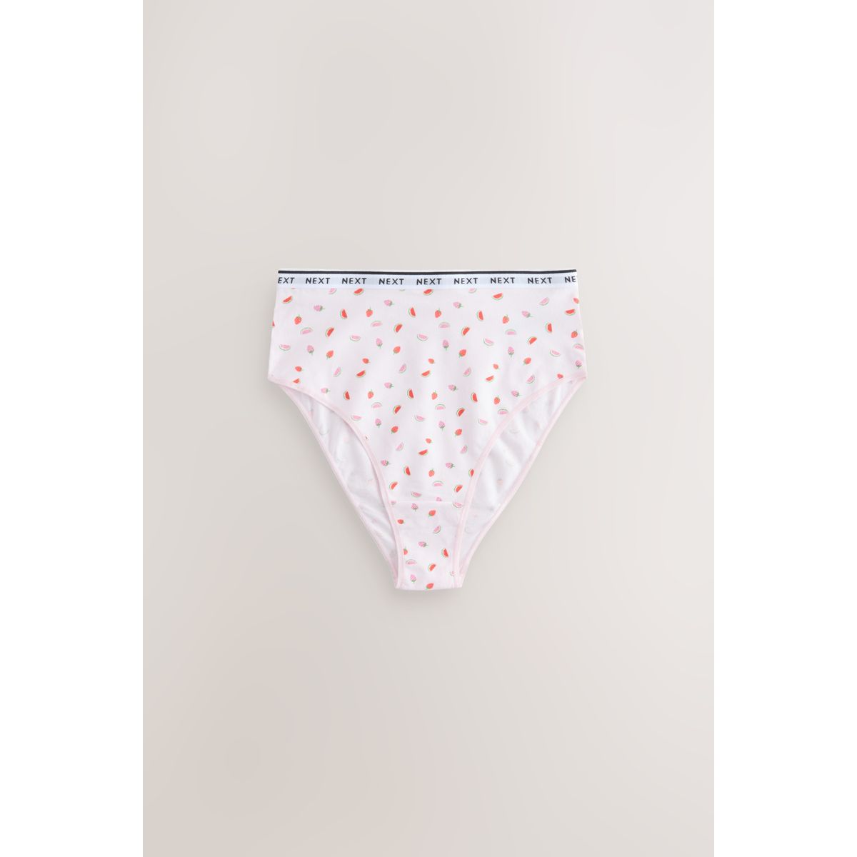 Culotte à logo, lot de 4 imprimé fruits, NEXT