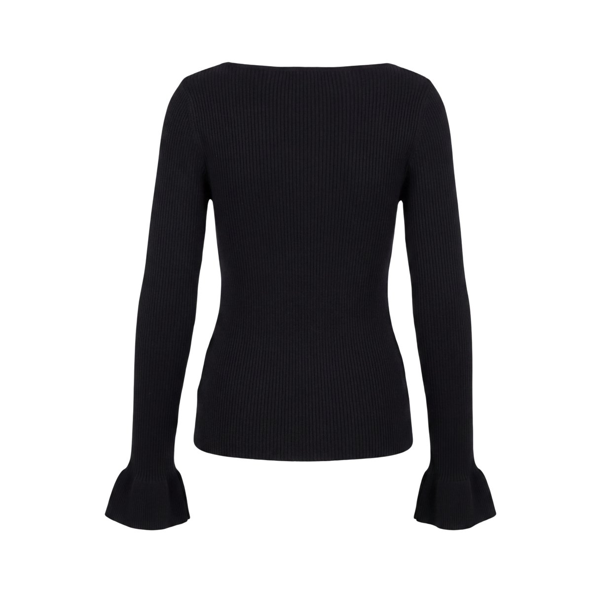 Pull-over en fine maille à ruches black beauty, ZERO