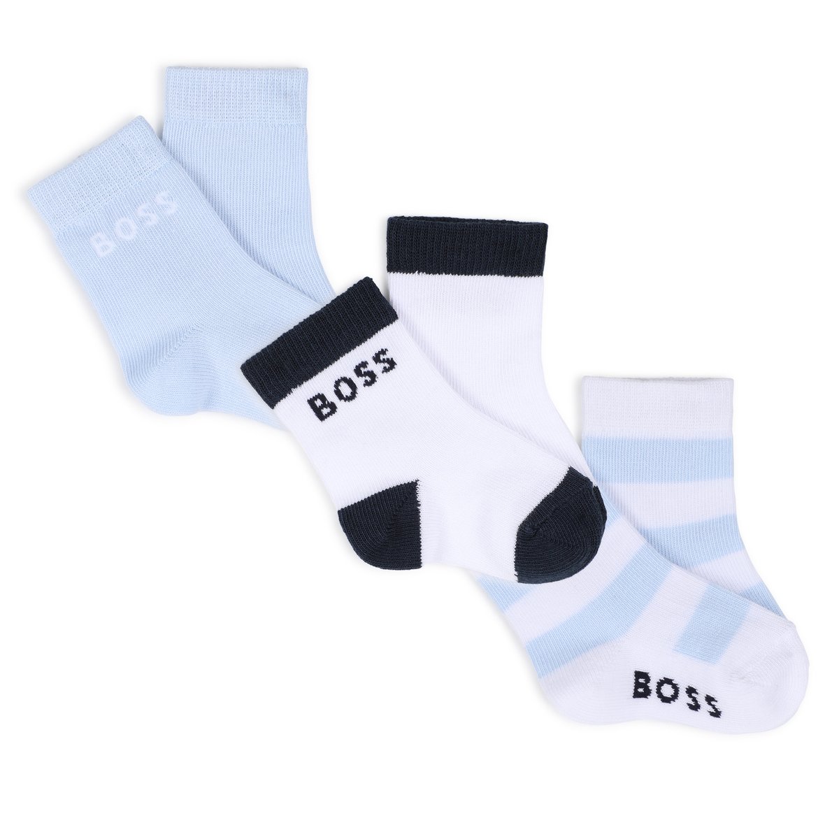 Lot de 3 paires de chaussettes blanc, BOSS KIDSWEAR