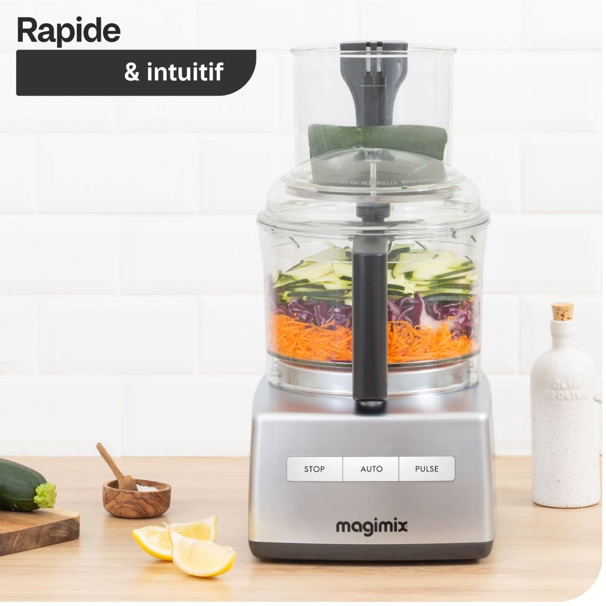Robot multifonction 18373F CS 3200 XL Noir noir, MAGIMIX