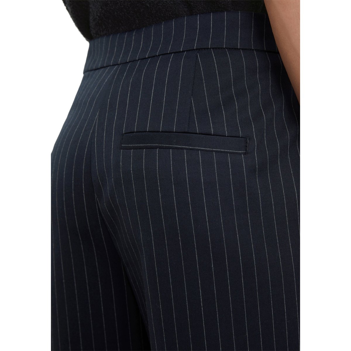 Pantalon cigarette slim avec rayures combo, MARC O'POLO