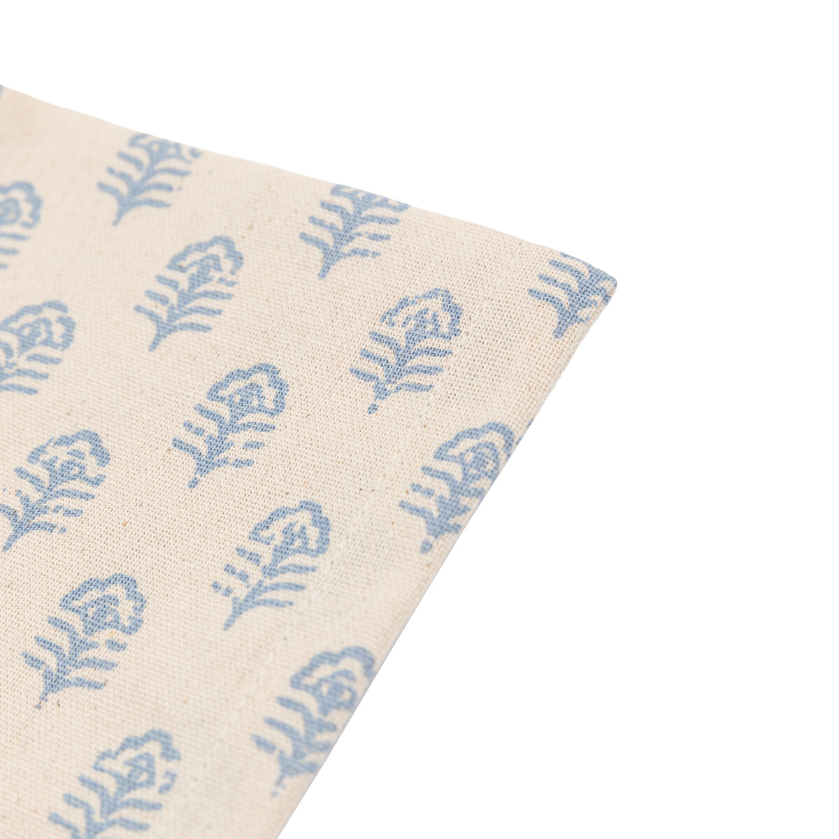 Set of 4 Flora Floral Stamp Napkins blue, ÉDITÉ