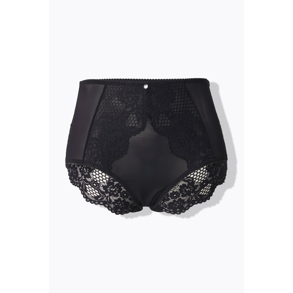Culotte maxi TruYou, mesh noir, ULLA POPKEN
