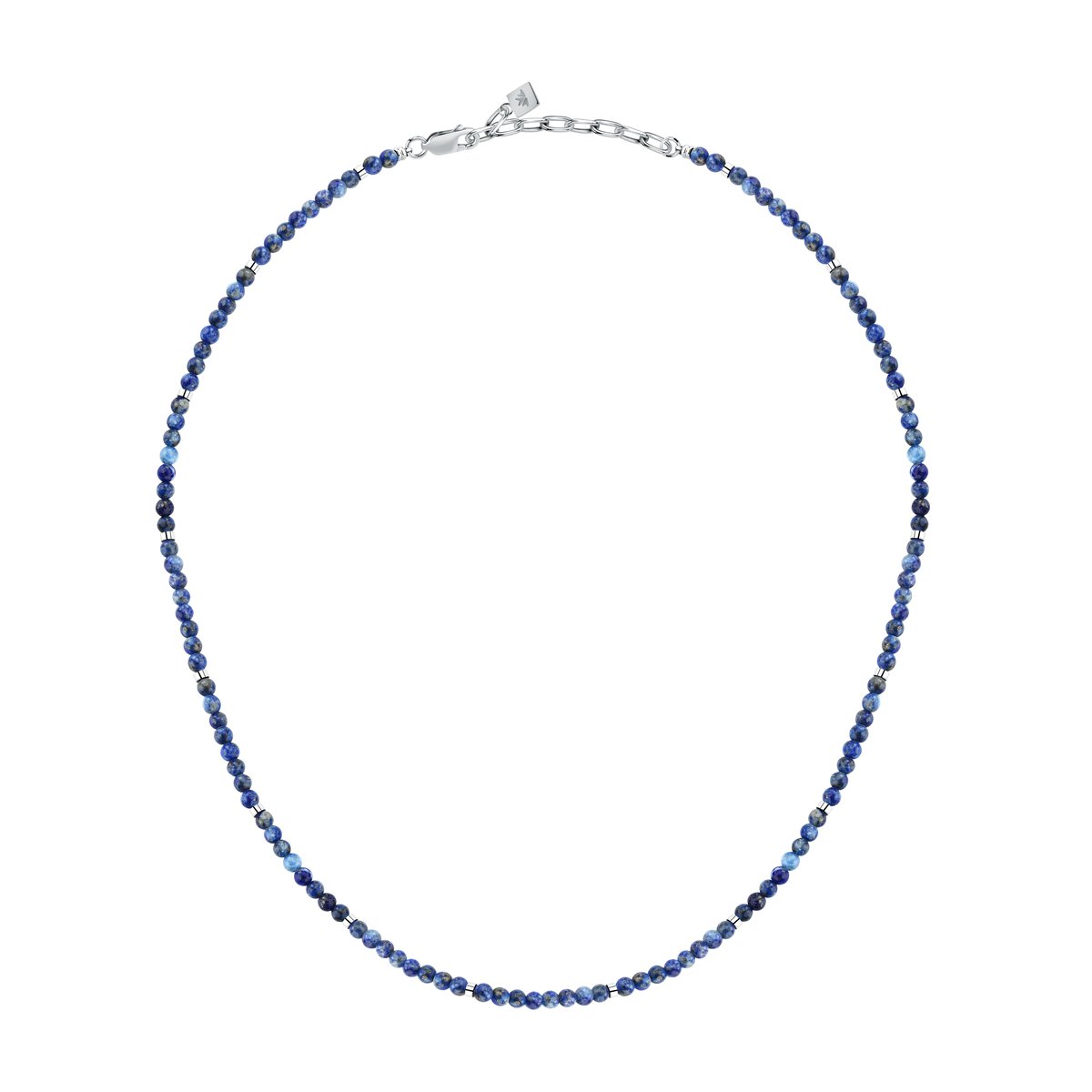 Colliers en Lapis Lazuli/lapis Lazuli/steel et Lapis Lazuli acier inoxydable, MORELLATO