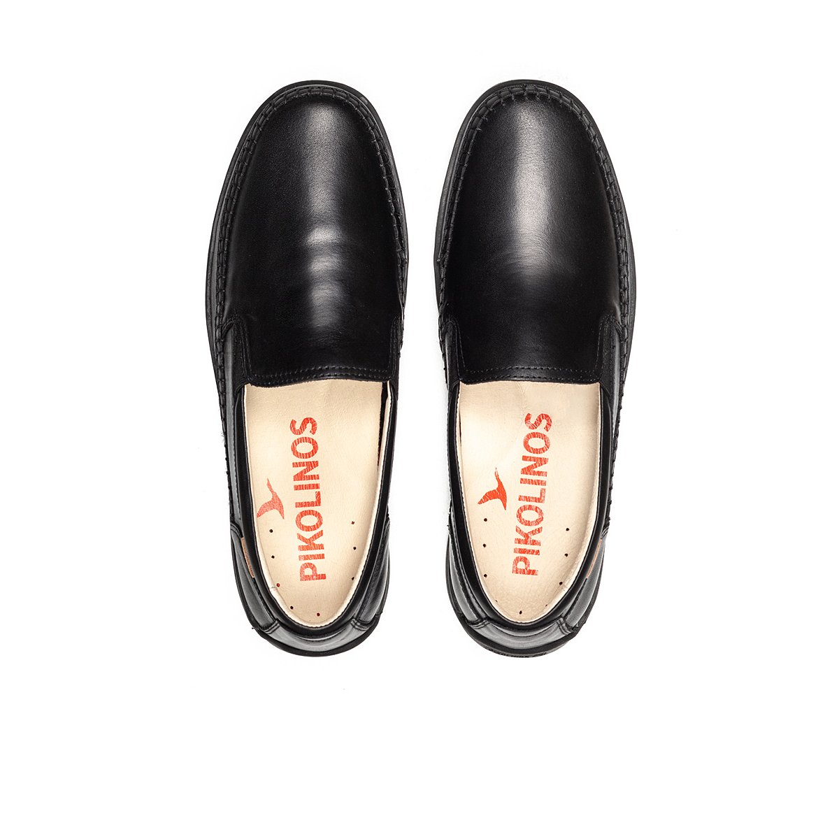 Mocassins cuir MarBella black, PIKOLINOS
