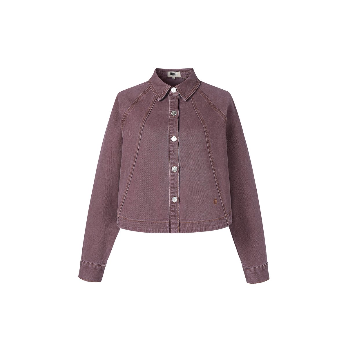 Chemise en coton MASALA violet, FRNCH