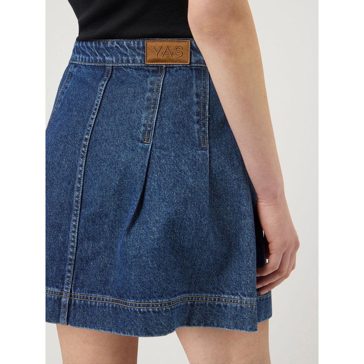 Mini-Jupe bleu - medium blue denim1, YAS