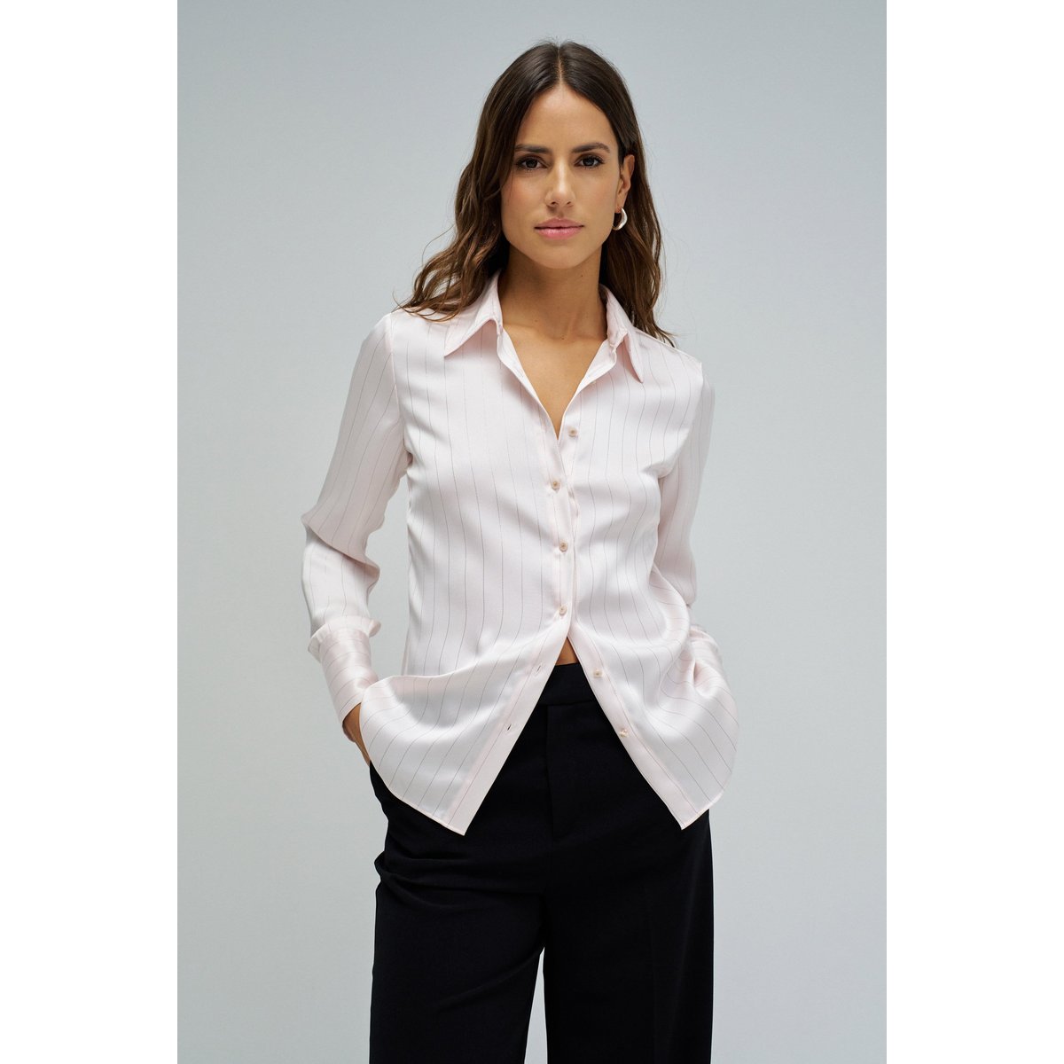 CHEMISE À MOTIF FLORAL rose, SALSA JEANS