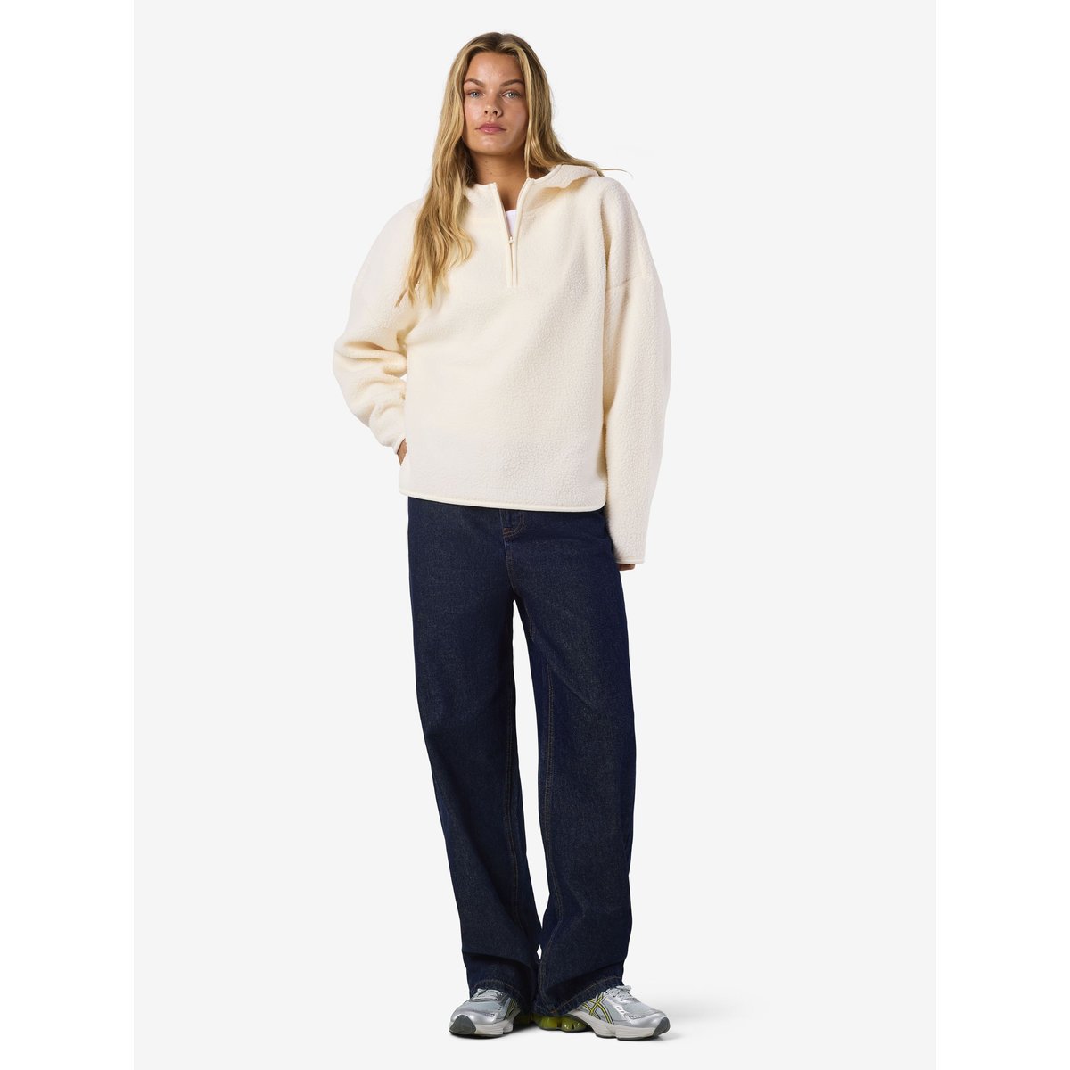 Polaire Semi-Zippée eggnog, NOISY MAY