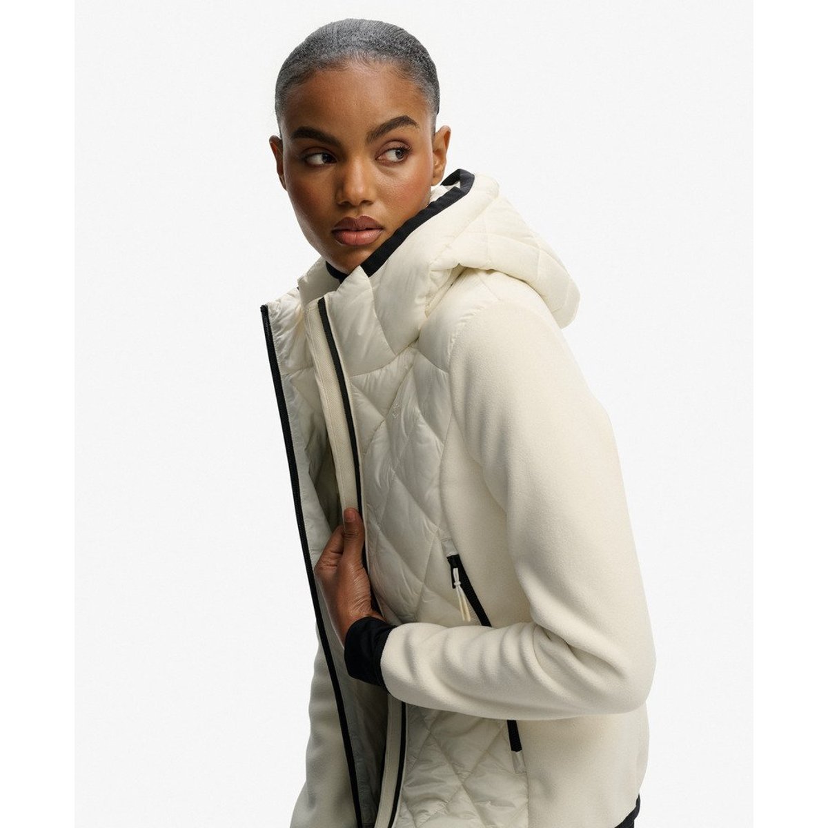 Veste à capuche Heritage Storm blanc cassé, SUPERDRY