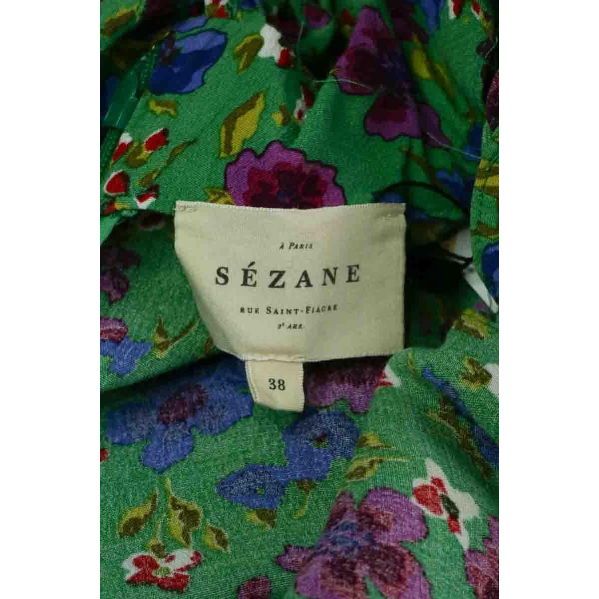 Robe - Très Bon État vert, SEZANE