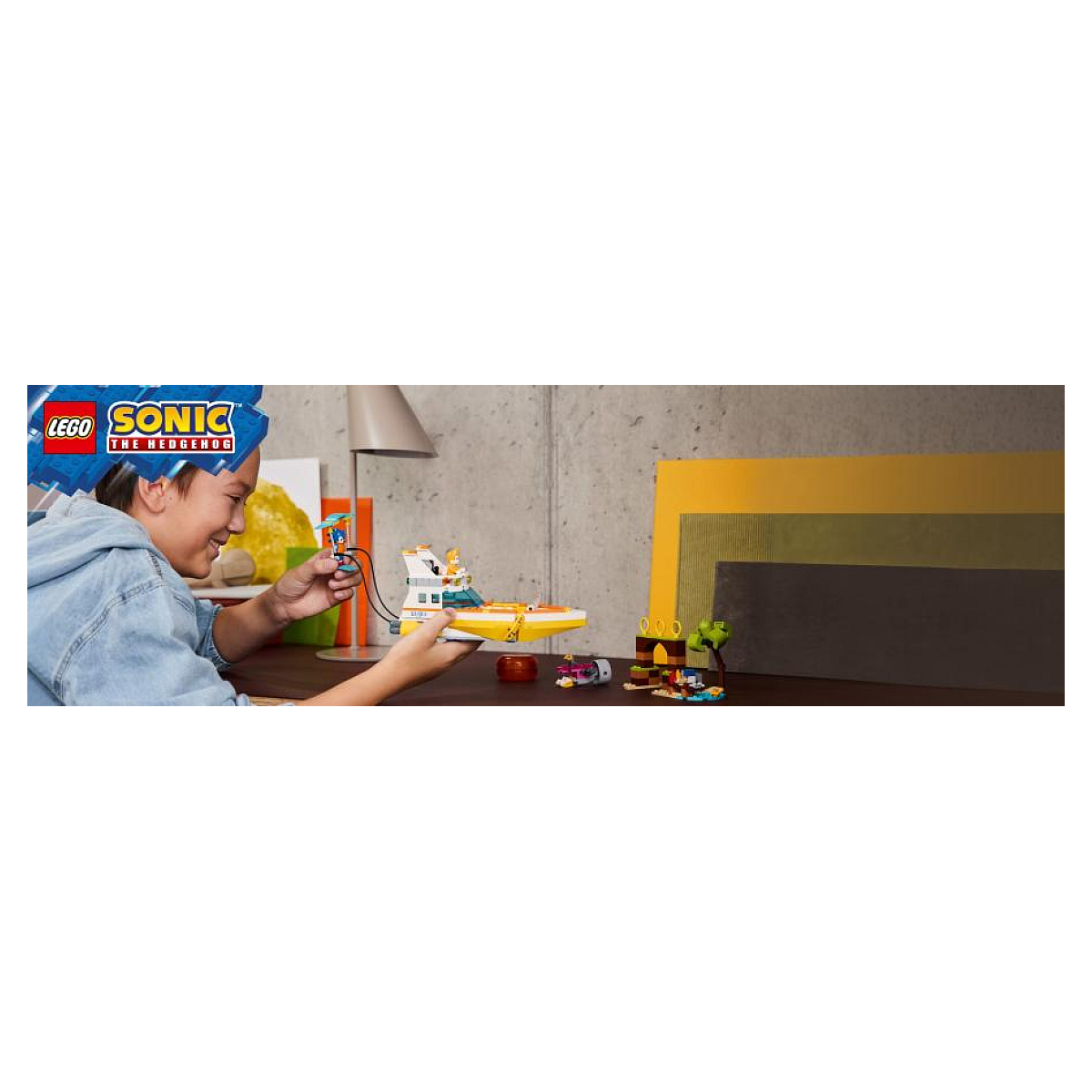 76997 Le bateau daventures de tails orange, LEGO