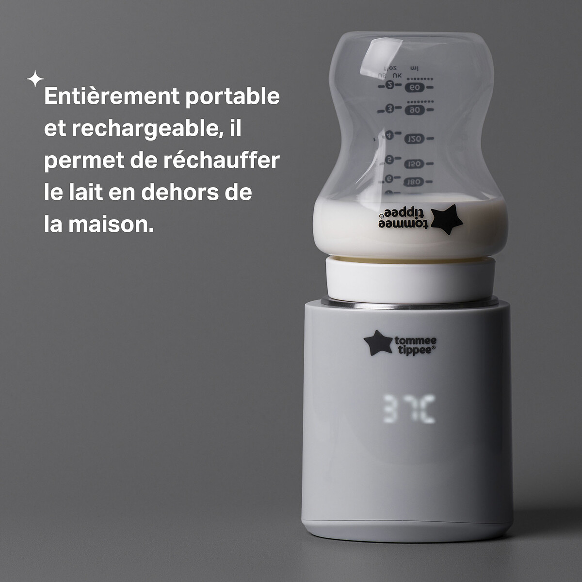 Chauffe-biberon ultra nomade Lets Go blanc, TOMMEE TIPPEE