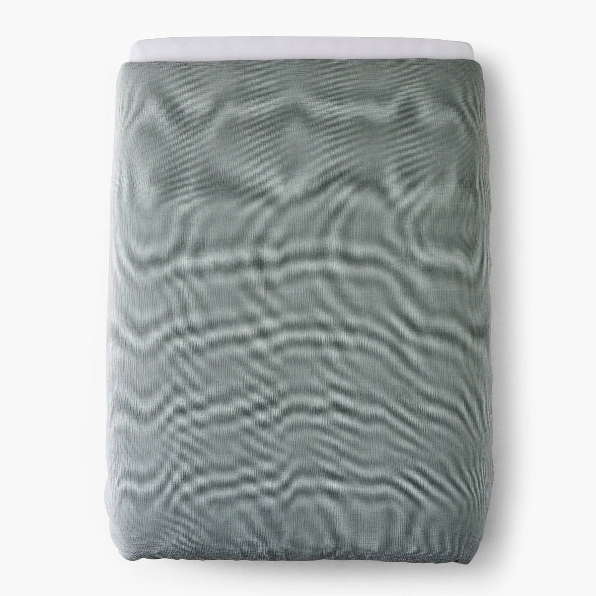housse de couette, gaze de coton, 100% coton bio GOTS cedre, MONOPRIX