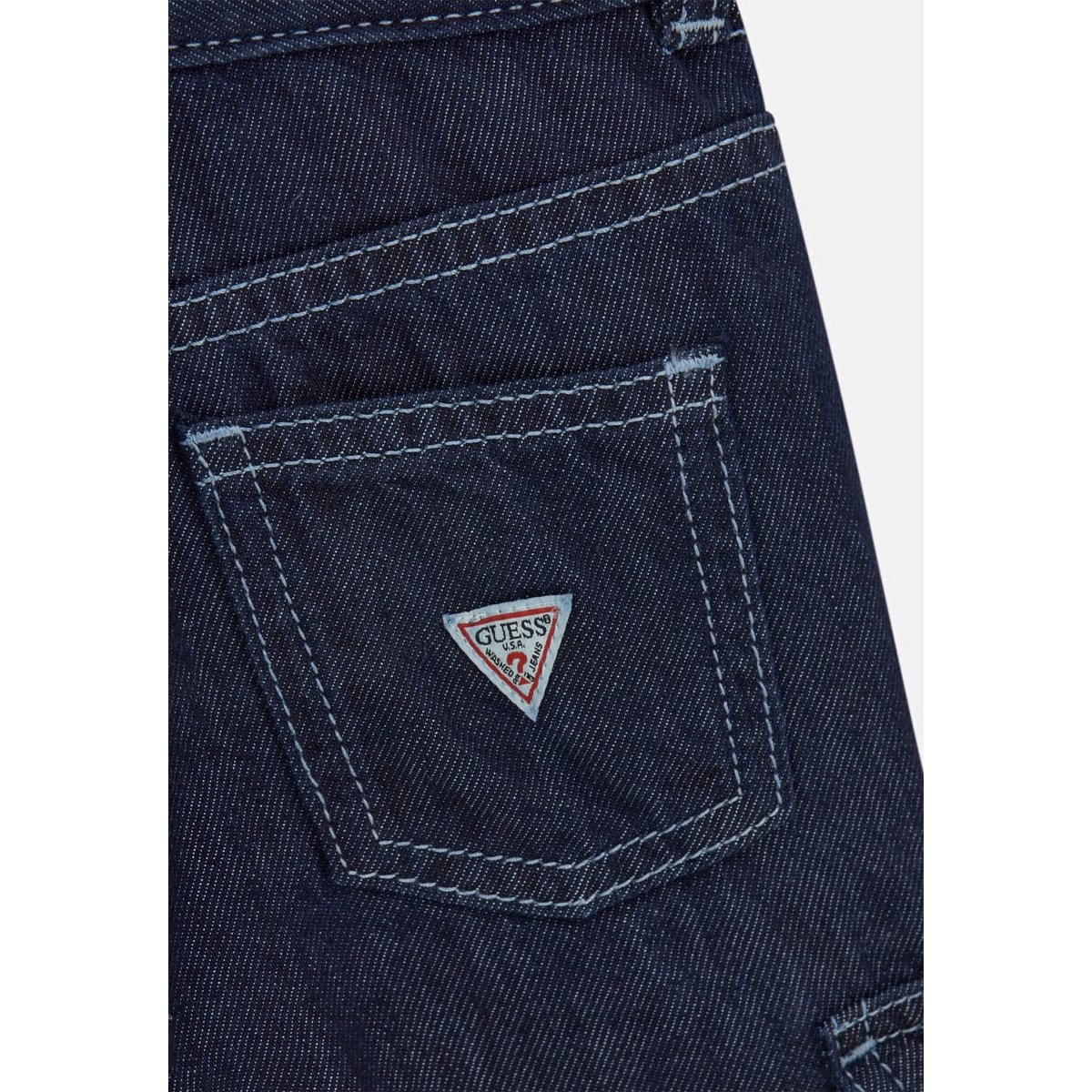 Jeans Cargo Wide Leg bleu foncé, GUESS KIDS