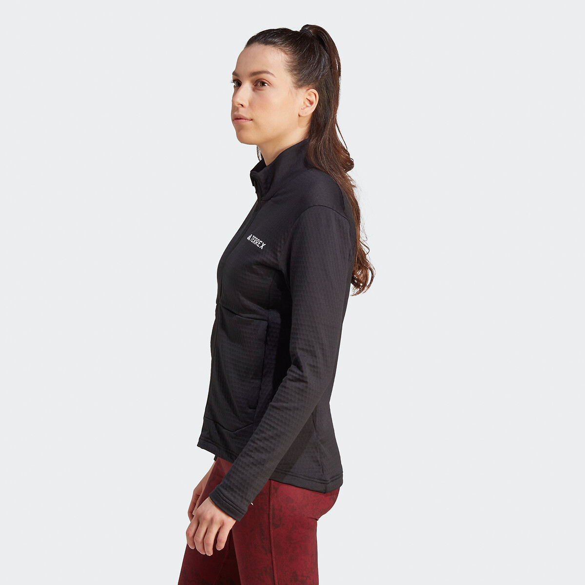 Veste légère de randonnée zippée Terrex Multi noir, adidas Performance