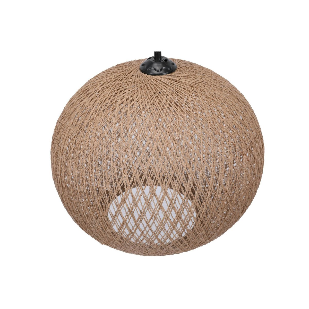 Suspension bohème jute naturelle - forme boule, ø38 cm AROSA beige, PIER IMPORT