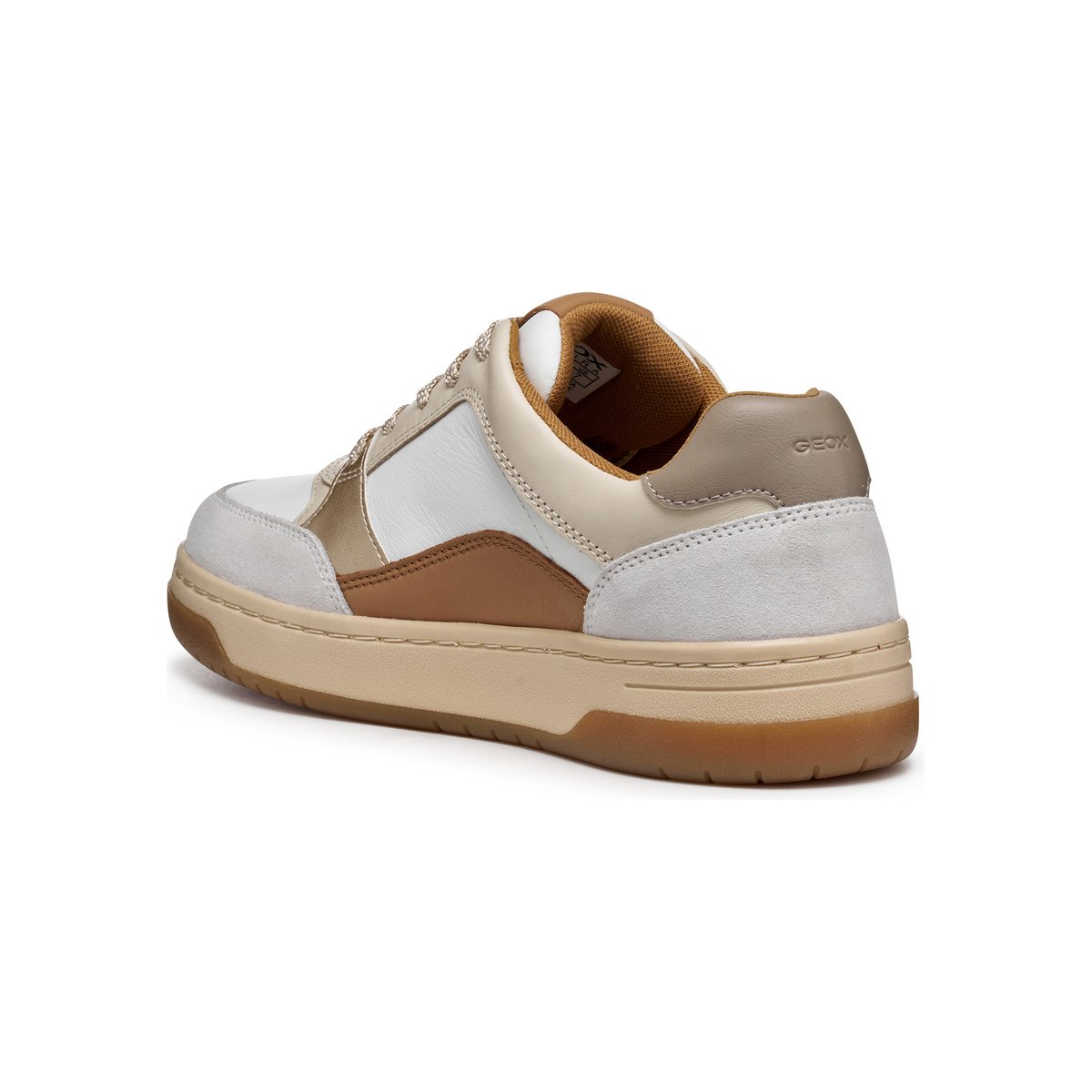 Baskets D SEDRAL COURT blanc/beige, GEOX