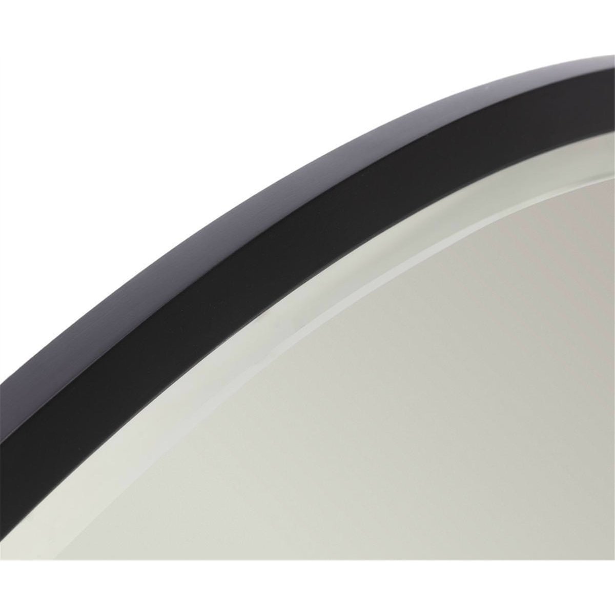 Miroir mural rond, Style contemporain noir, RECOLLECTION