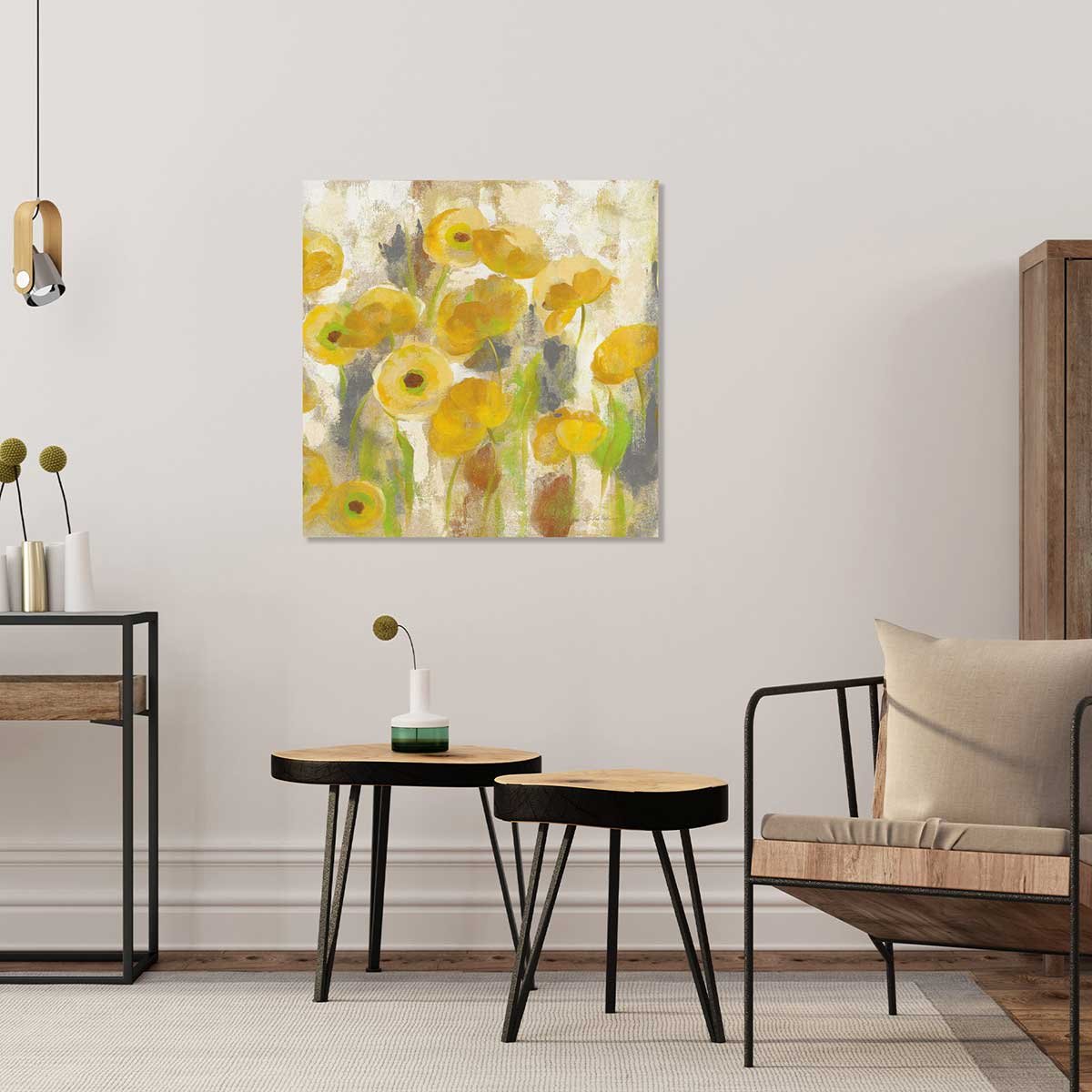 Tableau boutons d'or tableau alu dibond, HEXOA